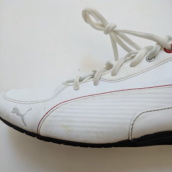 Men's White Puma Ferrari Sneakers Size 11 - Picture 6 of 9